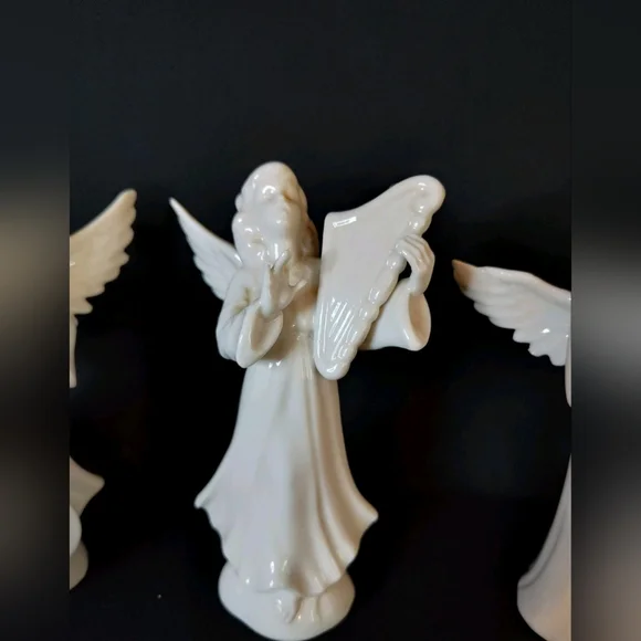 Karl-Heinz Klette Porcelain Angel Orchestra Set of 8 Figurines Germany - Picture 7 of 10